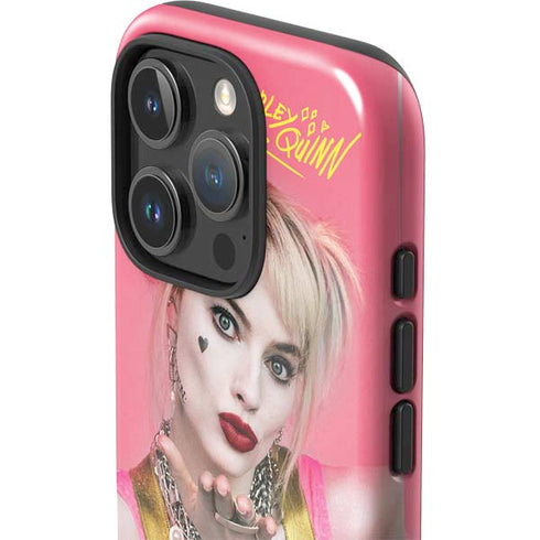 DC Comics Harley Quinn Blowing Kisses iPhone 16 Pro Impact Case